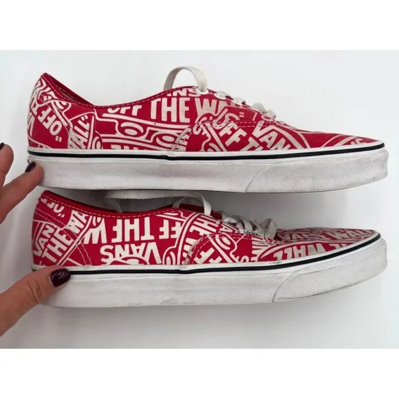 VANS Men’s Doheny OTW Repeat R&W Logo Print Skateboard Shoes Sneakers Size 10 - Picture 6 of 10